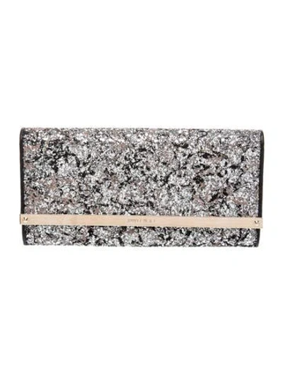 Pre-owned Jimmy Choo Glitter Clutch In Multi