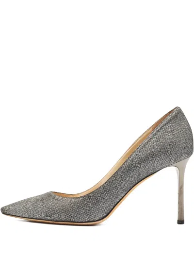 Pre-owned Jimmy Choo Glitter-embellished Heeled Pumps