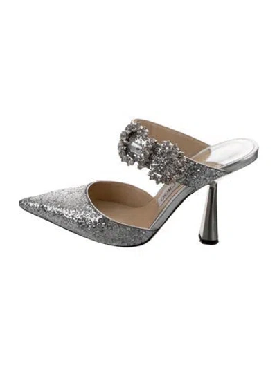 Pre-owned Jimmy Choo Glitter Mules