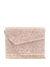 Jimmy Choo Candy Clutch Bag In Fabric With Glitter