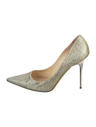 Pre-owned Jimmy Choo Glitter Patterned Pumps