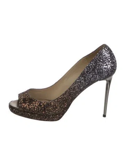 Pre-owned Jimmy Choo Glitter Pumps