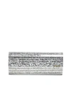 Jimmy Choo Glitter Raffia Clutch Handbag | Sweetie Style For Glamorous Women In Beige