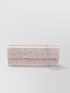Jimmy Choo Glitter Rectangular Shoulder Bag With Removable Chain In Purple