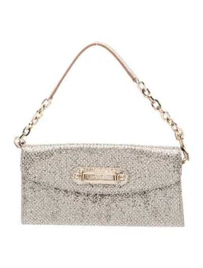 Pre-owned Jimmy Choo Glitter Top Handle Bag