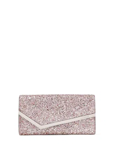 Jimmy Choo Glittered Bag In Color Carne Y Neutral