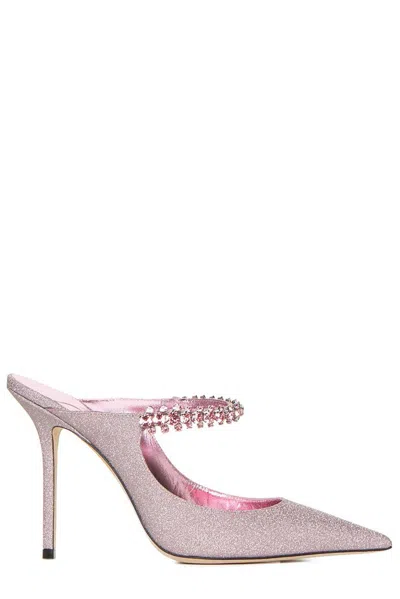 Jimmy Choo Glittery Pointed In Pink