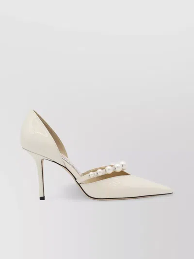 Jimmy Choo Glossy Pearl Pointed Toe Pumps
