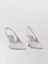 Jimmy Choo 85mm Pearl-embellished Slingback Pumps