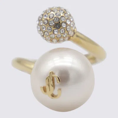 Jimmy Choo Gold Brass Ring