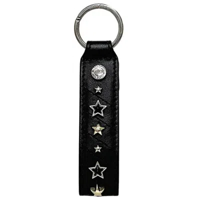 Pre-owned Jimmy Choo Gold Leather Metal Keyring () In Multi