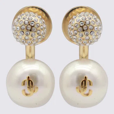 JIMMY CHOO JIMMY CHOO GOLD METAL EARRINGS
