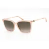 Jimmy Choo Gold Metal Sunglasses In Neutral