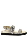 Jimmy Choo Gold Open Toe Sandals In Golden