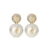 Jimmy Choo Auri Crystal-embellished Earring In Gold