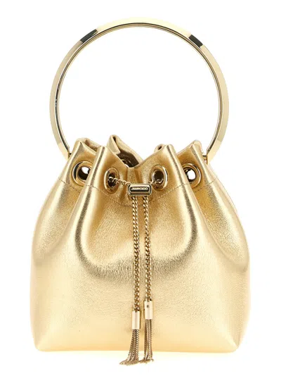 Jimmy Choo Golden Bon Bon Bucket Bag