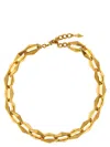 Jimmy Choo 'linkage De Diamant' Necklace In Golden