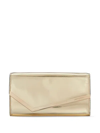 Jimmy Choo Golden Emmie Clutch