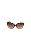 Jimmy Choo Graded Round Sunglasses In Brown