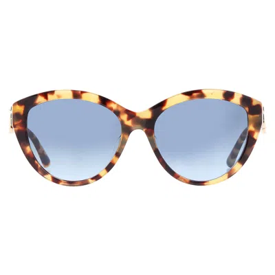 Jimmy Choo Gradient Blue Phantos Ladies Sunglasses Jc5007f 500419 55 In Neutral