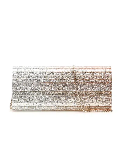 Jimmy Choo Gradient Sweetie Sequin Clutch In Multi