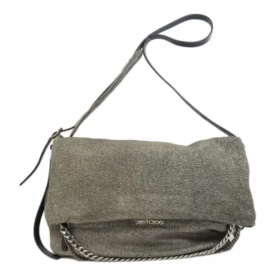 Pre-owned Jimmy Choo Gray Leather Tote Bag ()