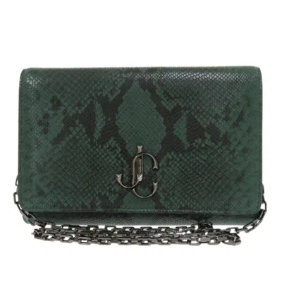 Pre-owned Jimmy Choo Green Leather Shoulder Bag ()