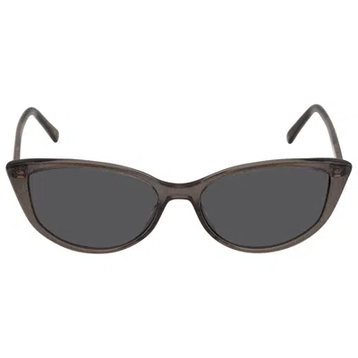 Jimmy Choo Grey Cat Eye Ladies Sunglasses Nadia/s 0y6u/ir 56 In Brown
