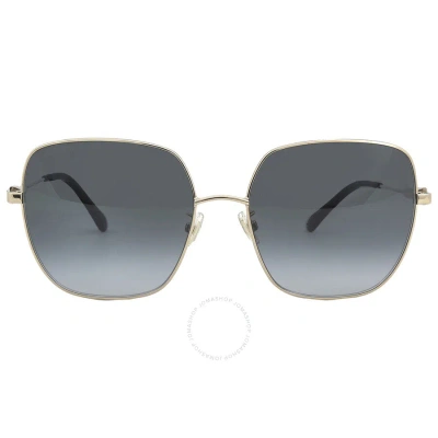 Jimmy Choo Grey Gradient Butterfly Ladies Sunglasses Kori/g/sk 0rhl/9o 60 In Gold / Grey