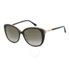 Jimmy Choo Grey Gradient Cat Eye Ladies Sunglasses Aly/f/s 0ae2/fq 57 In Grey