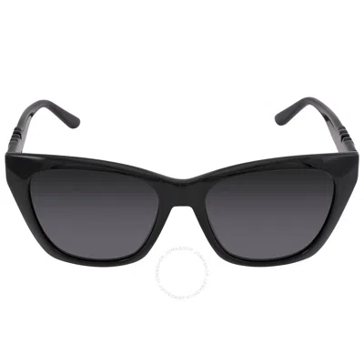 Jimmy Choo Grey Gradient Cat Eye Ladies Sunglasses Rikki/g/s 0807/9o 55 In Black