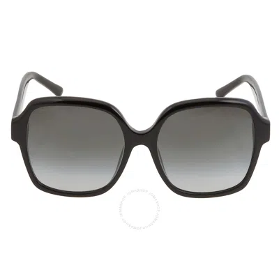 Jimmy Choo Grey Gradient Square Ladies Sunglasses Rella/g/s 0807/9o 55 In Black