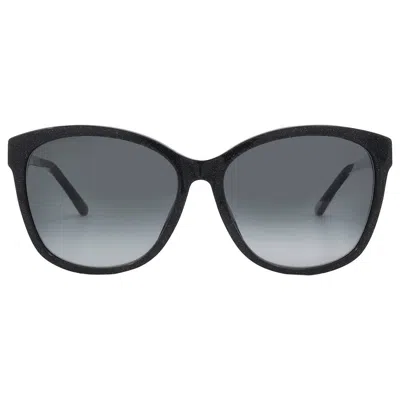 Jimmy Choo Grey Shaded Butterfly Ladies Sunglasses Lidie/f/sk 0807/9o 59 In Multi