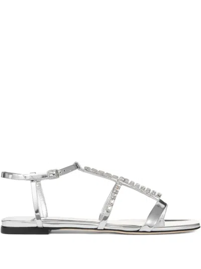 JIMMY CHOO GWYN FLAT SANDALS