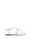 Jimmy Choo Silver Open Toe Sandals