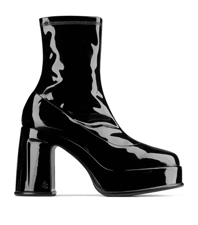 Jimmy Choo Hadi 100 Heeled Ankle Boot In Black