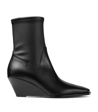 Jimmy Choo 60mm Hadley Ankle Boots In Black