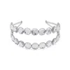 Jimmy Choo Double Row Headband In Silver