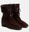 Jimmy Choo Hali Suede Ankle Boots In Brown