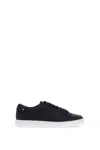 Jimmy Choo "hammered Leather Rome Sneakers In V Navy (blue)