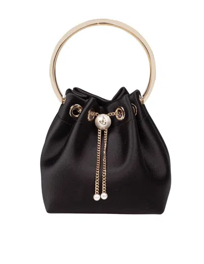 Jimmy Choo Handbag In Satin Fabric