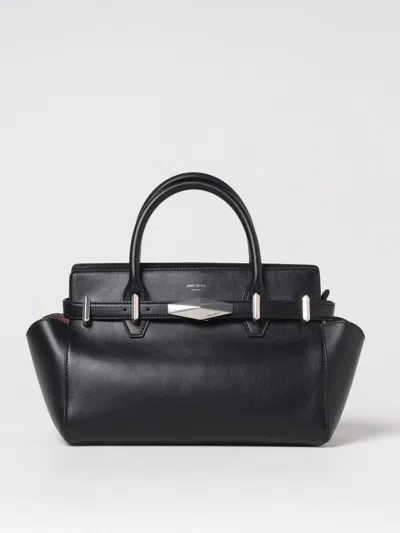 Jimmy Choo Black Diamond Belted Medium Tote