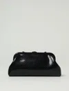 Jimmy Choo Skylar Snake-print Leather Clutch Bag With Jc Clasp In Black