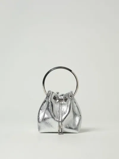 JIMMY CHOO HANDBAG JIMMY CHOO WOMAN COLOR SILVER,H19151061