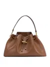 Jimmy Choo Medium Bon Bon Leather Cinch Shoulder Bag