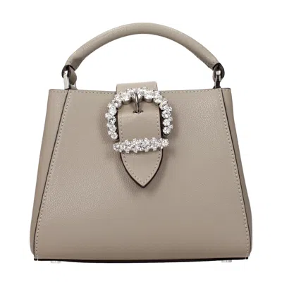 Jimmy Choo Handbags Cherished Woman Gray Skinned In Brown