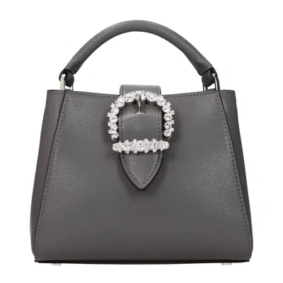 Jimmy Choo Handbags Cherished Woman Grey/grey Storm Skin In Gray