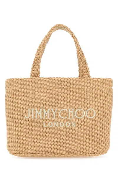 Jimmy Choo Handbags. In Naturallatte