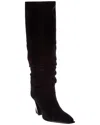 Jimmy Choo Hart 85 Suede Knee-high Boot In Multi