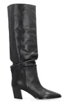 Jimmy Choo Hart Leather Boots In Black